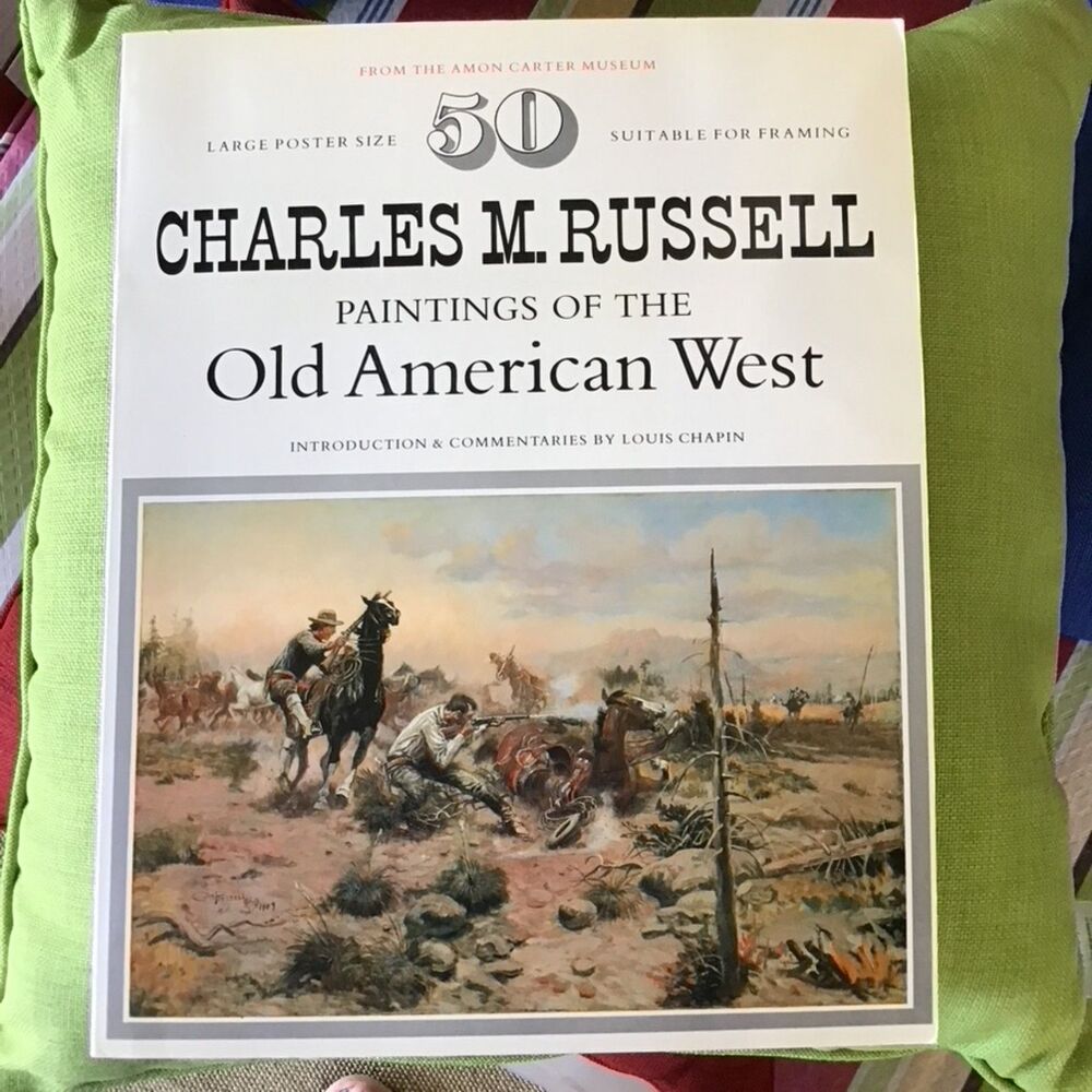 Book Charles M Russel Paintings of the Old American West Softcover